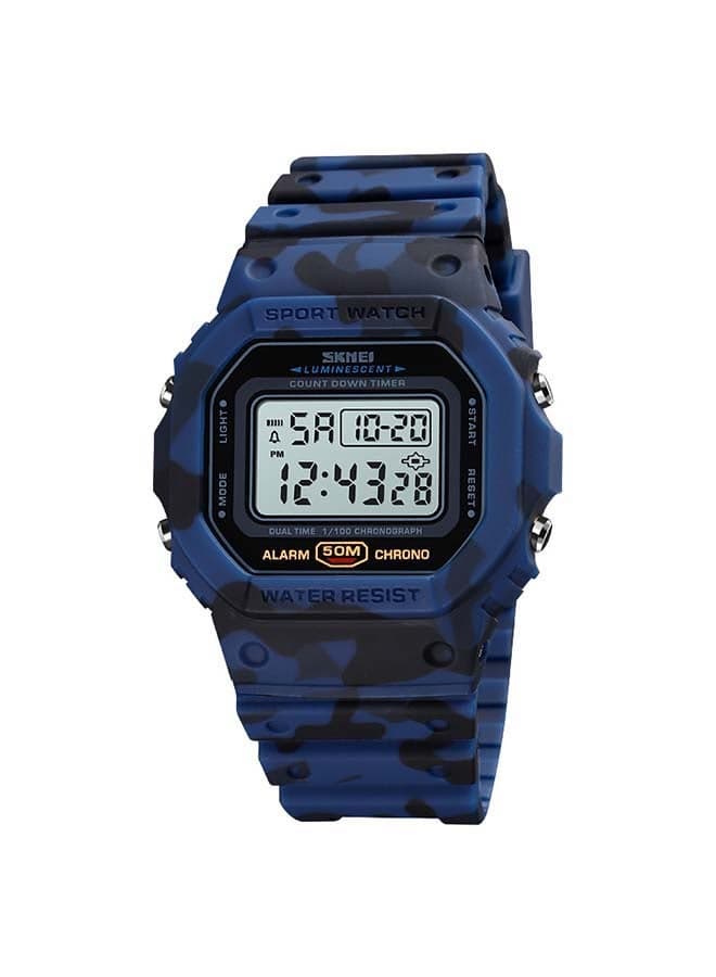Men's 1628 Waterproof Sports Military Digital Watch