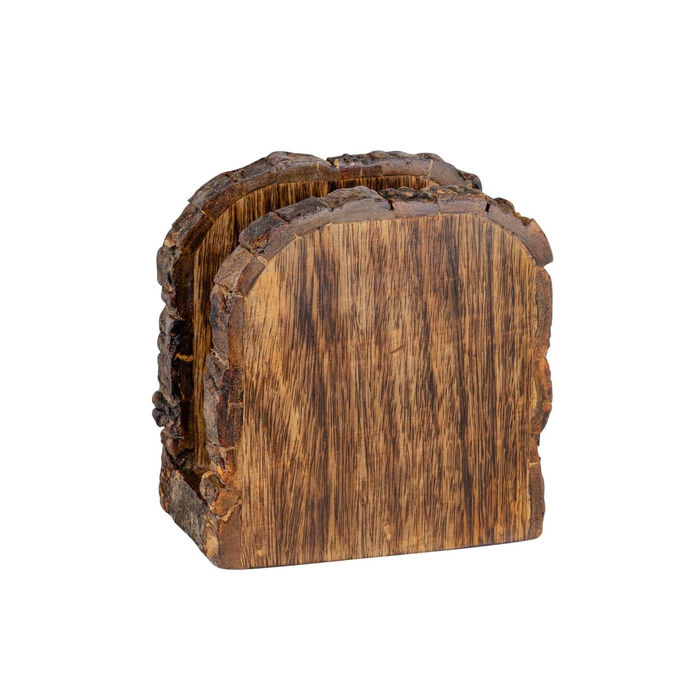 Mie Creations Farmhouse Wood Napkin Holder for Table Thanksgiving Christmas Holidays Dcor Antique Wooden Heavy Rustic Upright Paper Tissue Dispenser Tabletop Kitchen Restaurant Bar Cocktail