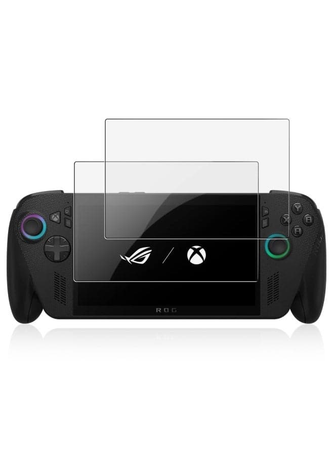 2 Pack Screen Protector for ROG Xbox Ally X 9H Tempered Glass, Anti-Scratch HD Clarity Touch Sensitive/Easy Installation/Anti-Fingerprint/Bubble-Free