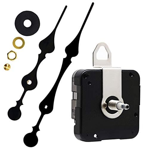 TIKROUND Youngtown 12888 High Torque Quartz Clock Movement Replacement Parts with 207 mm/ 8.15 Inch Long Spade Hands