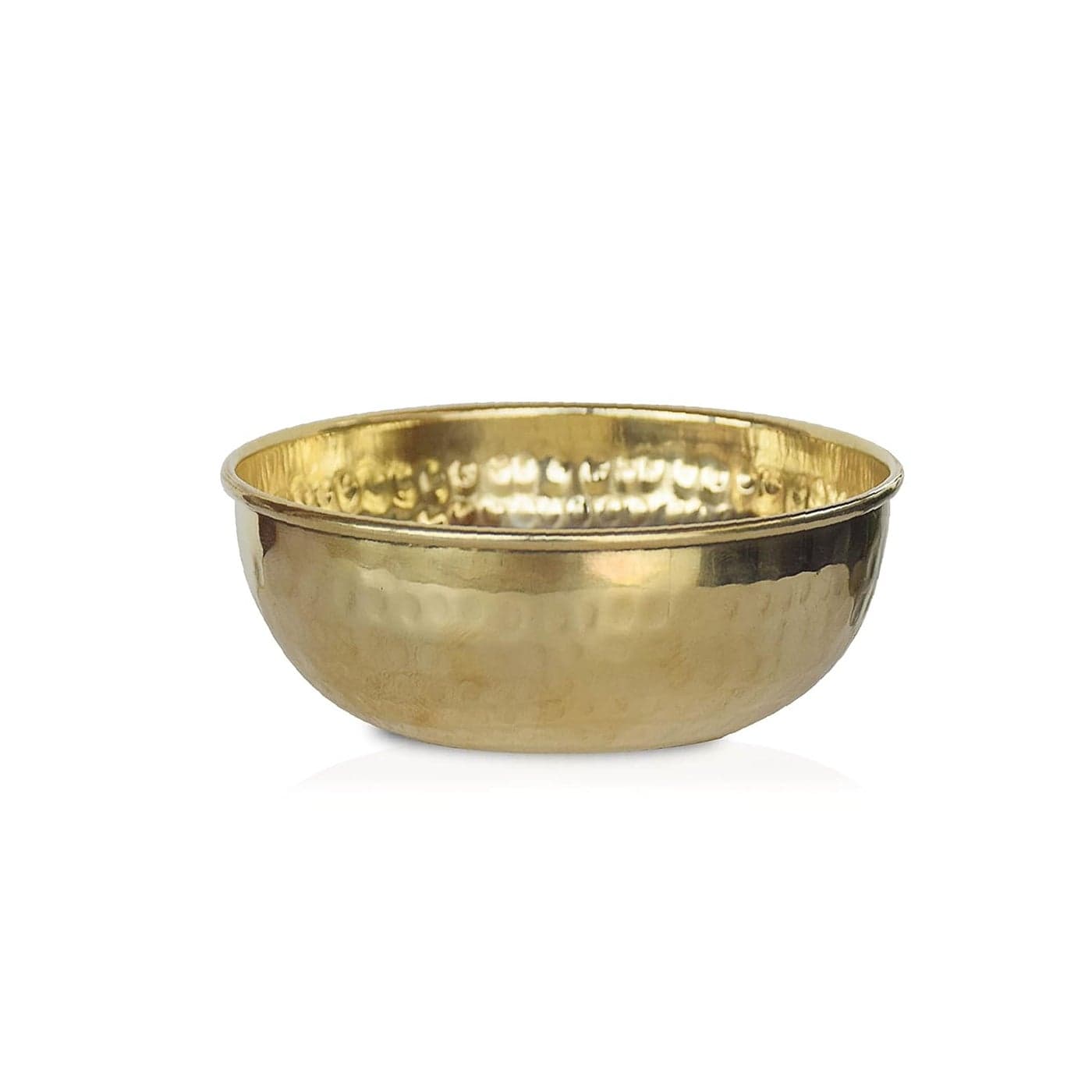 Pure Source India Brass Hammered Serving Bowl – 250 Ml, 1 Piece Gold- Led Free and Food Safe