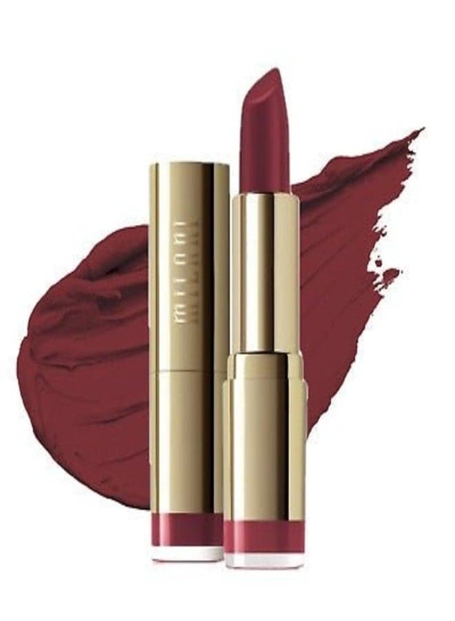 Milani Color Statement Matte Lipstick 82 Matte Drama Cruelty-Free Nourishing Lipstick in Vibrant Shades 5g