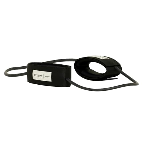 Pvolve Ankle Workout Bands- Home Gym Fitness Equipment to Exercise The Lower Body and Sculpt & Tone Legs, Glutes, and Core, Black
