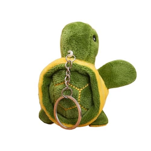 Sluswallow Green Mini Tortoise, Cute Sea Turtle Keychain Pendant Cartoon for Birthday Gift Bag Accessories, Car Keychain