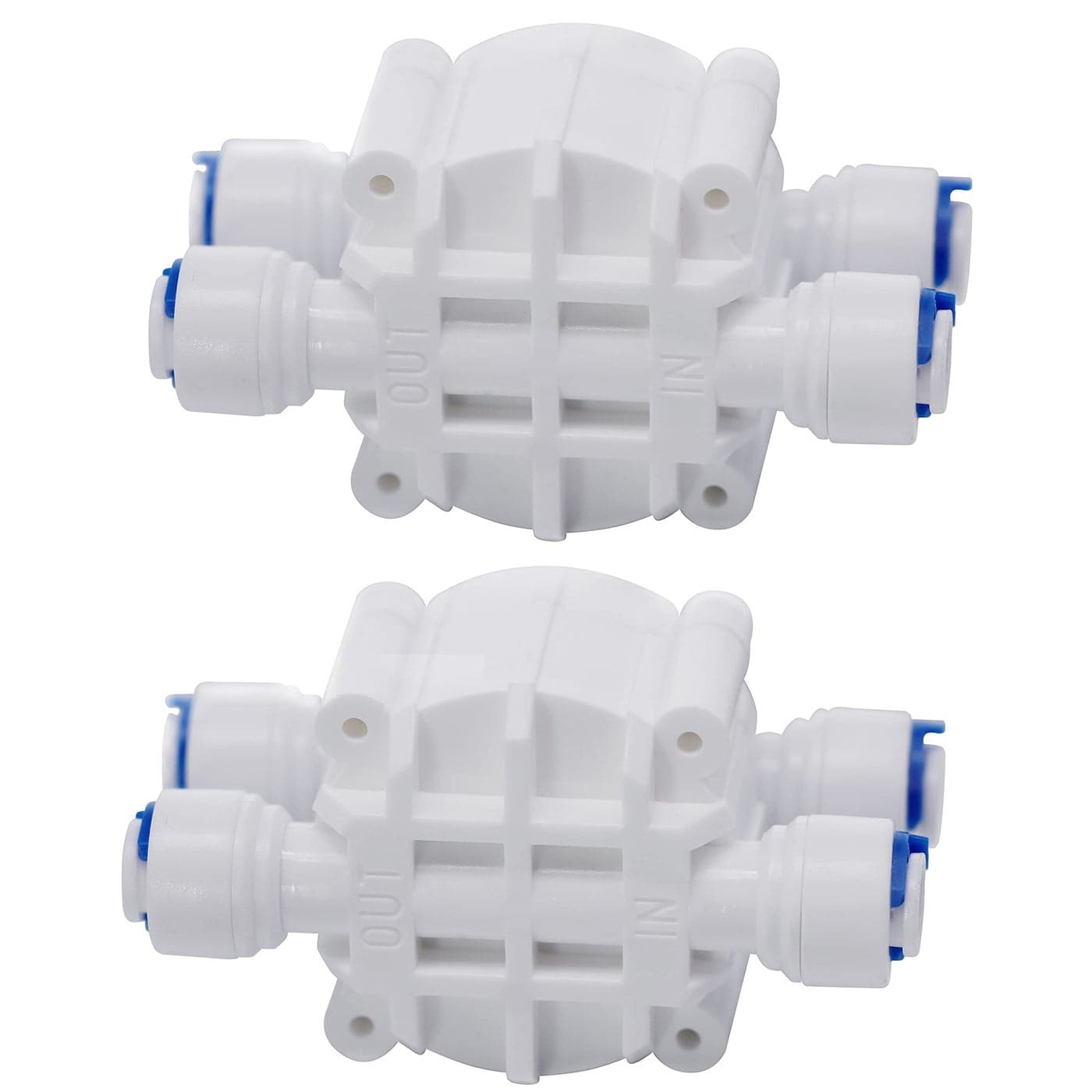 DIGITEN 14 Automatic ShutOff Valve with QuickConnect Fittings For RO Reverse OsmosisPack of 2