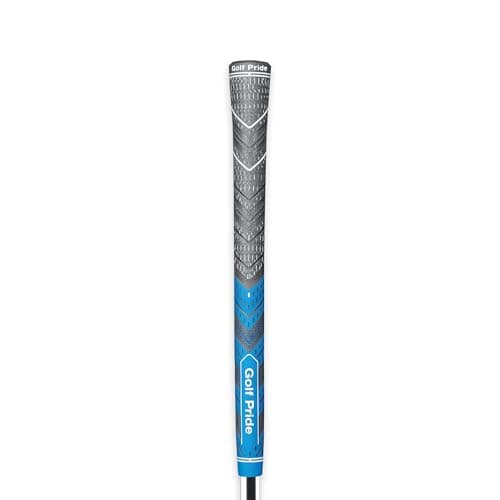 Golf Pride MCC Plus4 Golf Club Grip - All-Weather Hybrid Grip with Larger Lower Hand - Brushed Cotton Cord & Pebbled Texture - Standard - Blue