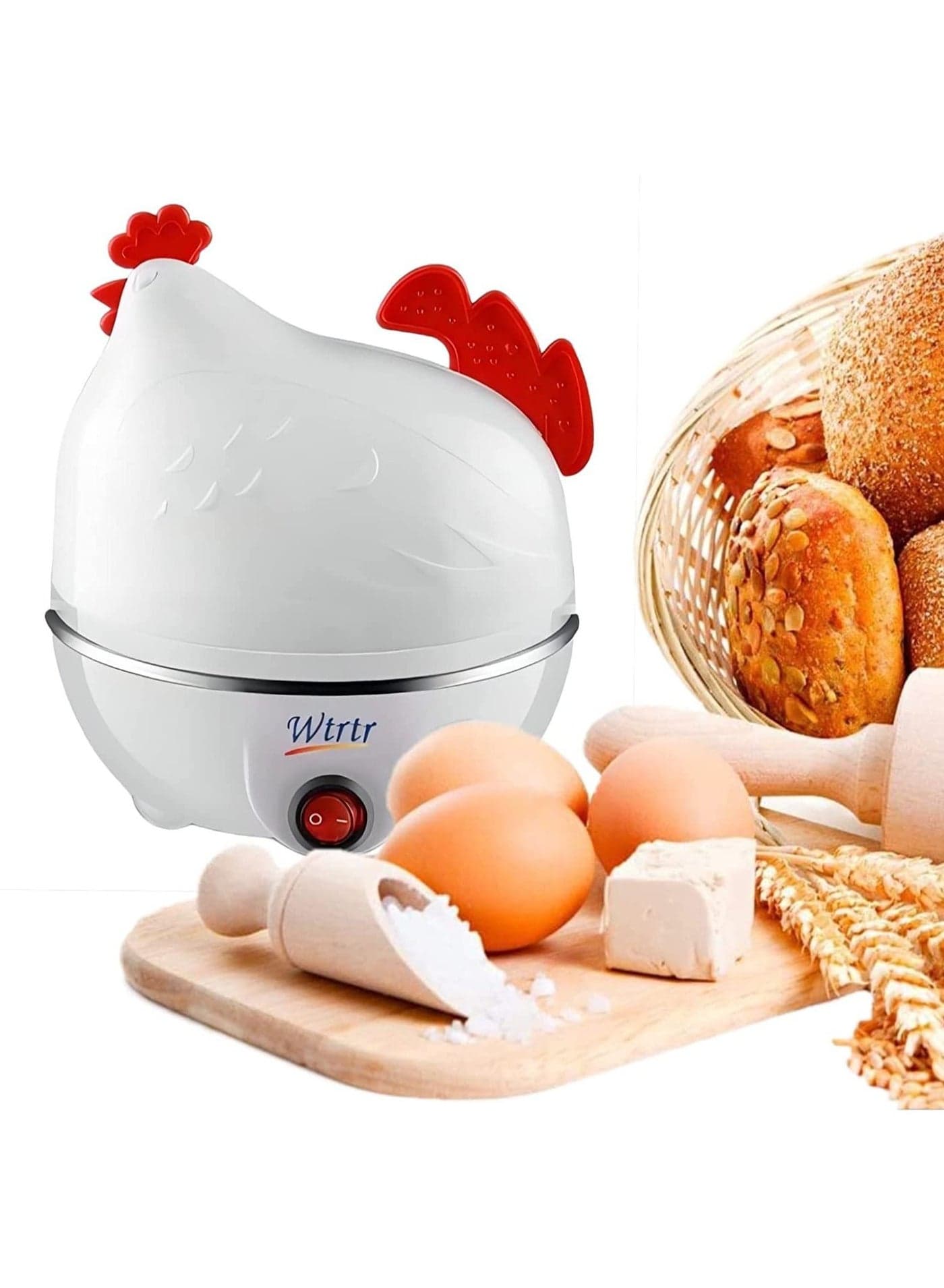 Egg Boiler Mini Breakfast Maker Steam Food Cooker Cream Corn 7 Noodles Kids Egg Cooker
