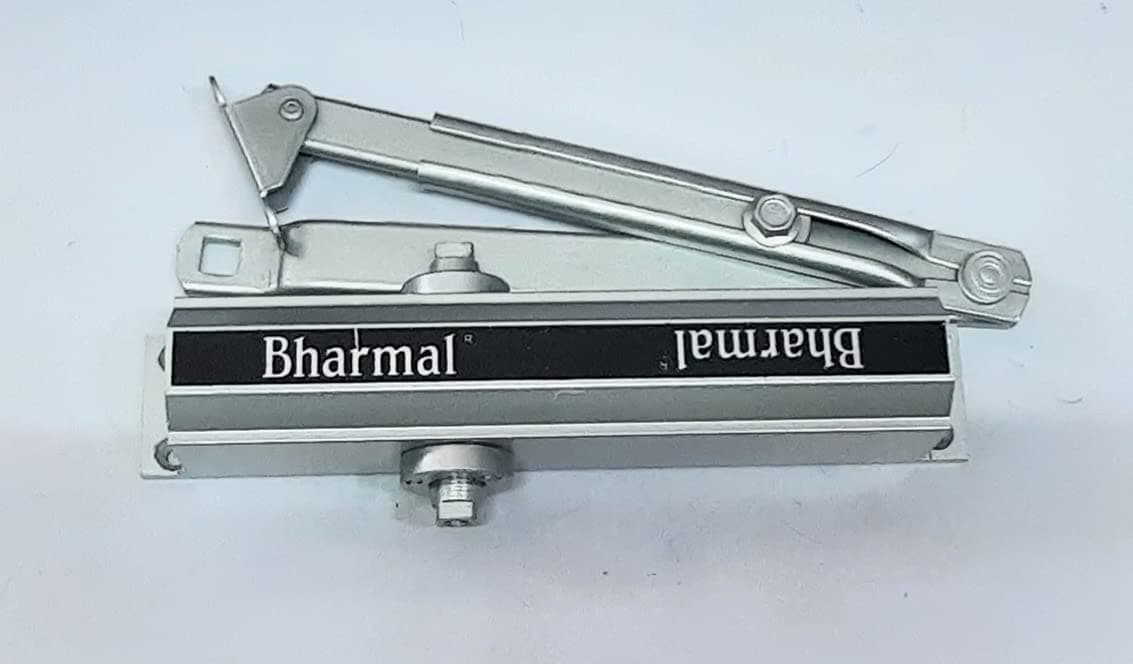 Bharmal Hydraulic Door Closer with Silver Finish