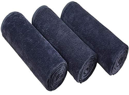 MAYOUTH Gym Towels for Men & Women Microfiber Sports Towel Set Fast Drying & Absorbent Workout Sweat Towels for Fitness,Yoga, Golf,Camping 3-Pack Gift Present