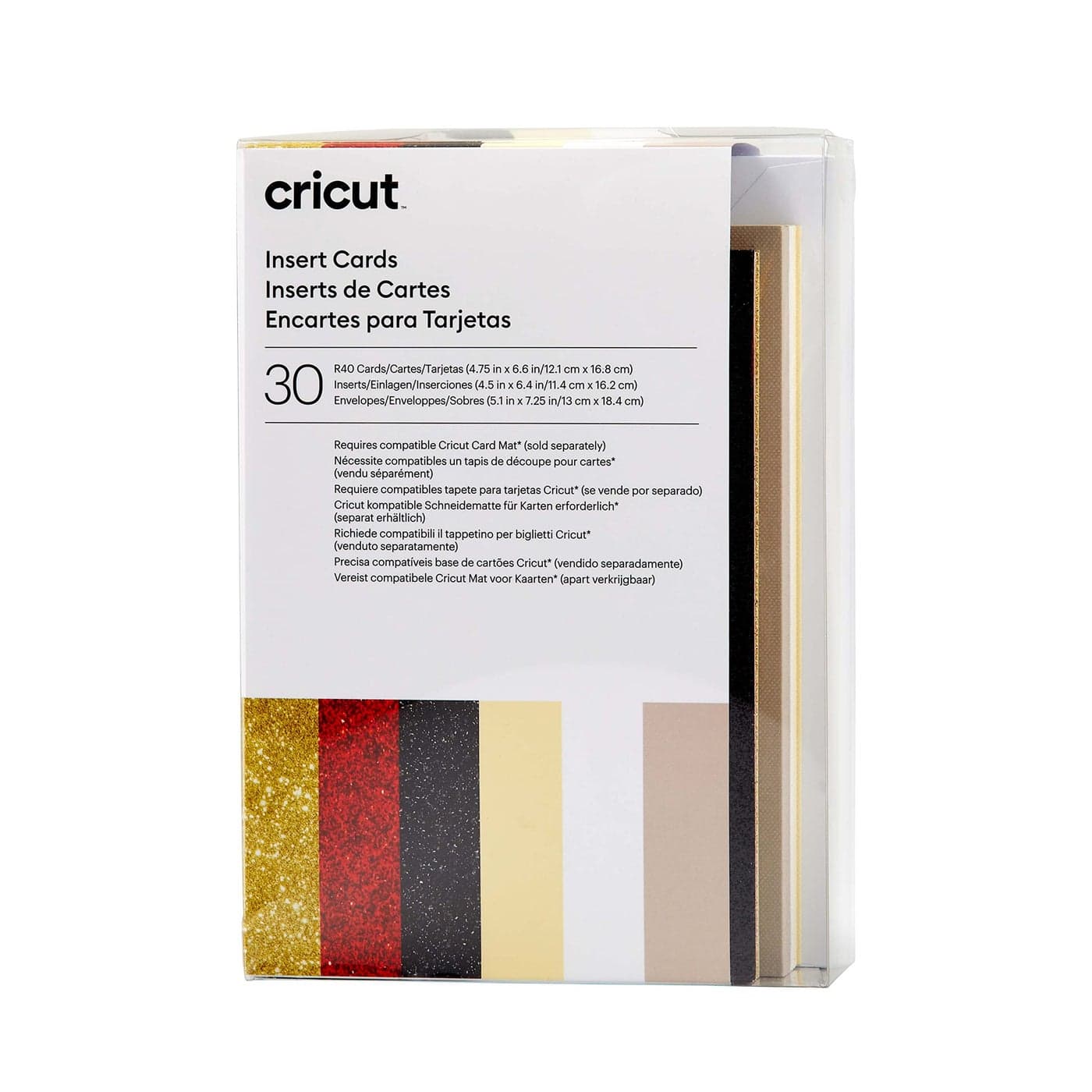 Cricut Insert Cards R40 Create DepthFilled Birthday Cards Thank You Cards Custom Greeting Cards at Home Compatible with Cricut JoyMakerExplore Machines Glitz and Glam Sampler 30 ct