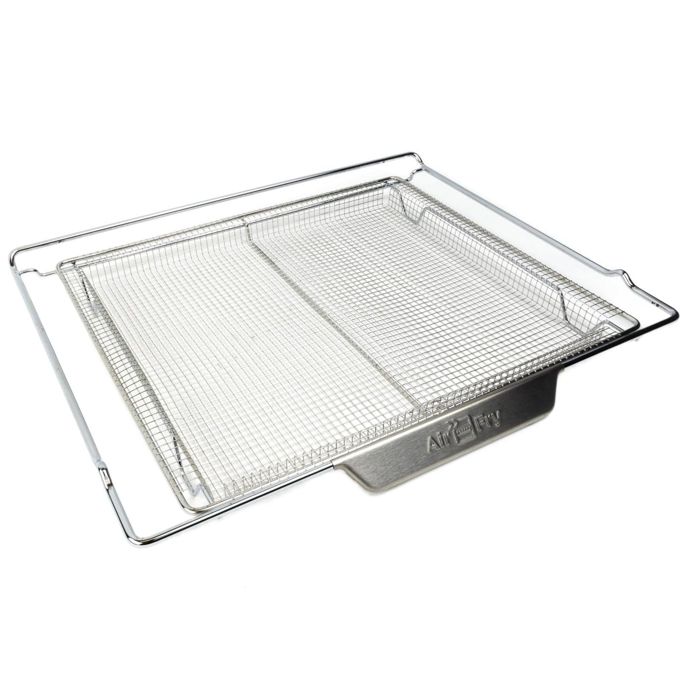 Frigidaire FG24AIRFTRY ReadyCook 24 Air Fry Tray with Air Fry Basket and Oven Rack for Frigidaire Gallery Wall Ovens with Air Fry Stainless Steel