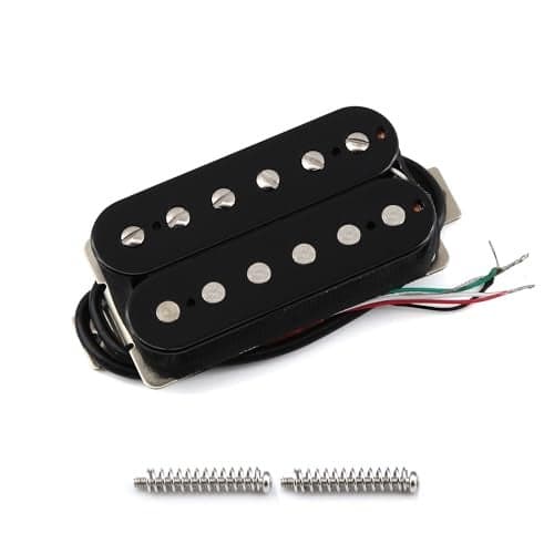 FLEOR Black Guitar Humbucker Pickups Alnico 5 Bridge Pickup 14-15k