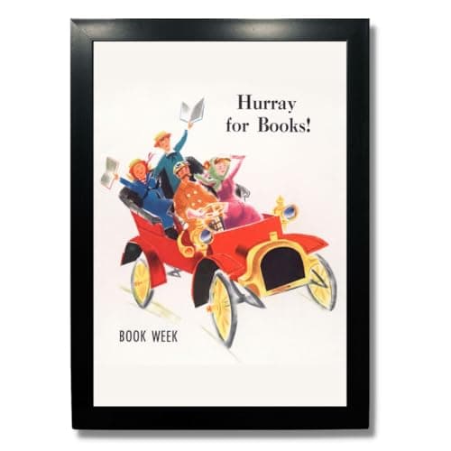 Kagaz Kala - Motivational Funny Quotes - Book Readers Quotes Framed Wall Art Prints Painting Posters - Digital Vintage Posters Print, A4 Synthetic Frame (Hurray for books)