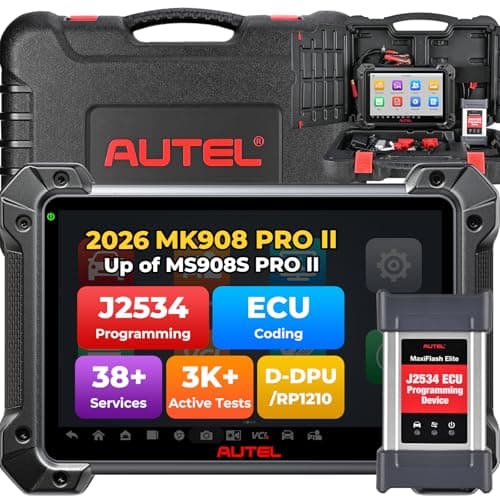 Autel MaxiCOM MK908 Pro II: 2026 MK908PRO II Same as MaxiSys MS908S Pro II Ultra Elite 2 Pro, J2534 Programming Scan Tool Up of MS908S Pro Elite MS906MAX MS906PRO, 38+ Resets, 3K+ Test, 4+128G