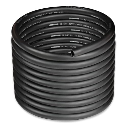 EVIL ENERGY 38 Heater Hose Coolant Radiator Straight 100PSI SAE 20R3 25FT Black