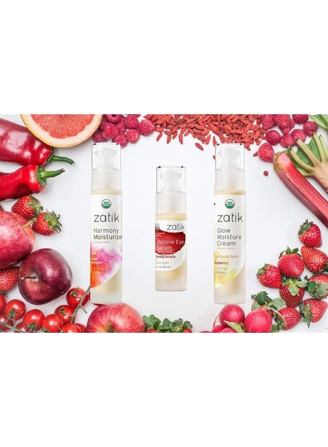 ZATIK Organic Pomegranate & Eyebright Eye Serum, 1 FZ