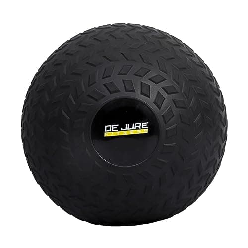 DE JURE FITNESS Slam Ball 2KG for Strength Training, Crossfit & HIIT – Heavy Duty No-Bounce Medicine Ball with Textured Grip – Gym & Functional Fitness Workout Ball for Home & Commercial Use