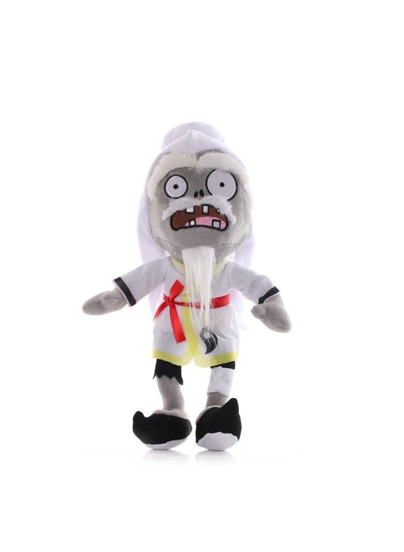 12 Inch Plants Vs. Zombies Series White Beard Zombie Doll, Plush Toy, Gift For Boys And Girls