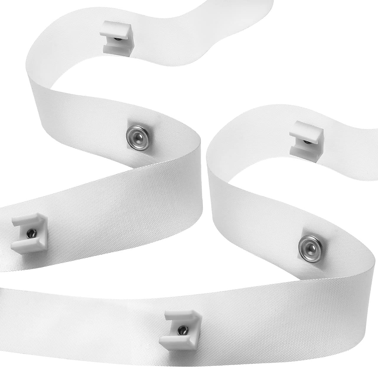 2 Pack RV Clear Glide Tape 12 inch Glides 72 inches Curtain Glide Tape A115