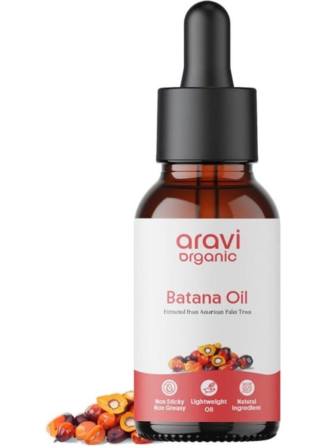 Aravi organic Pure Batana Hair Oil For Hair Growth - Derived From American Oil Palm Nut -15 ml