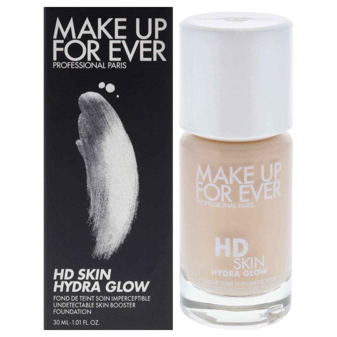 HD Skin Hydra Glow 1Y04 Warm Alabaster by Make Up For Ever for Women 1 oz Foundation