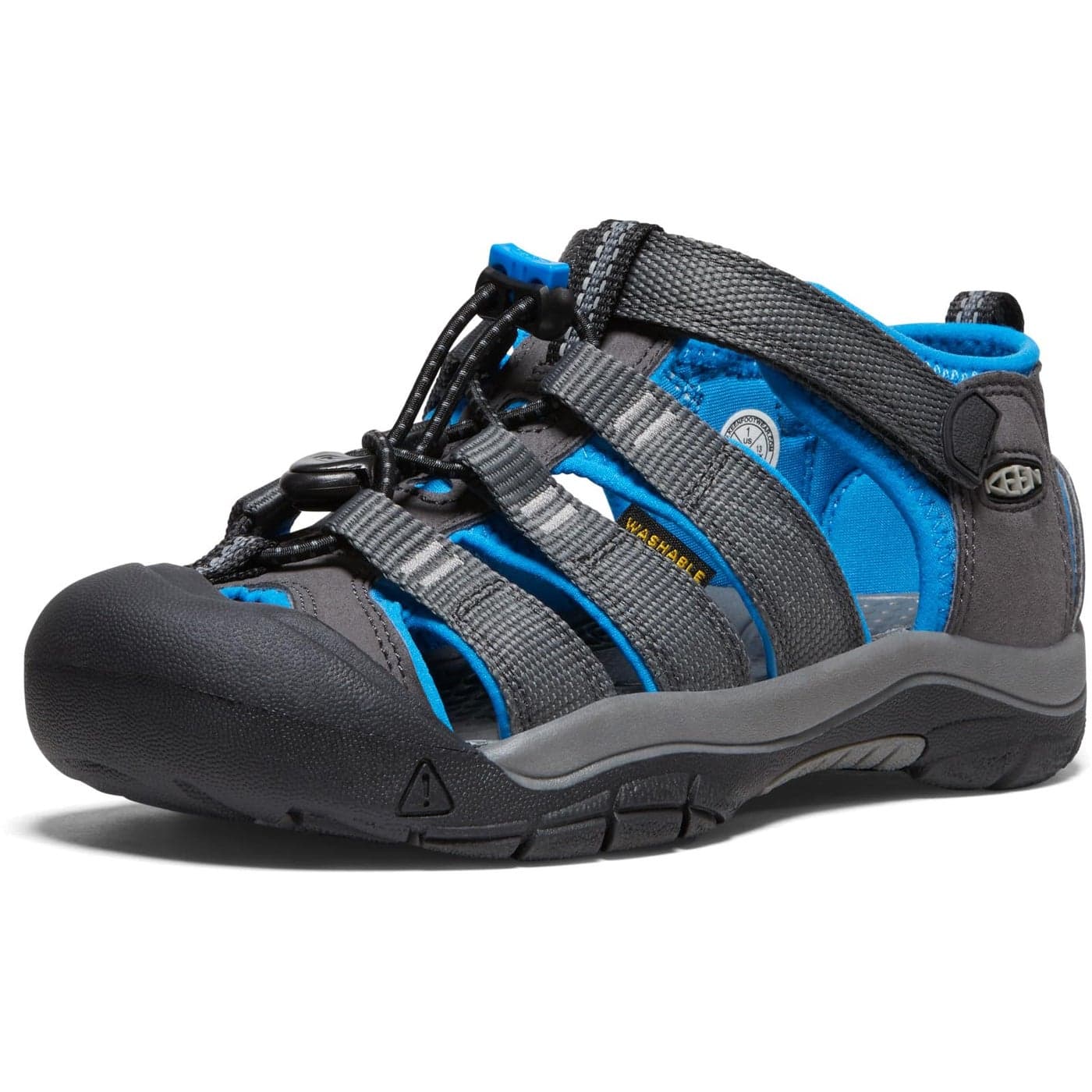 KEEN Newport H2 Closed Toe Water Sandals MagnetBrilliant Blue 2 US Unisex Big Kid