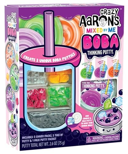 Crazy Aarons Mixed by Me Boba Thinking Putty Kit Made in USA