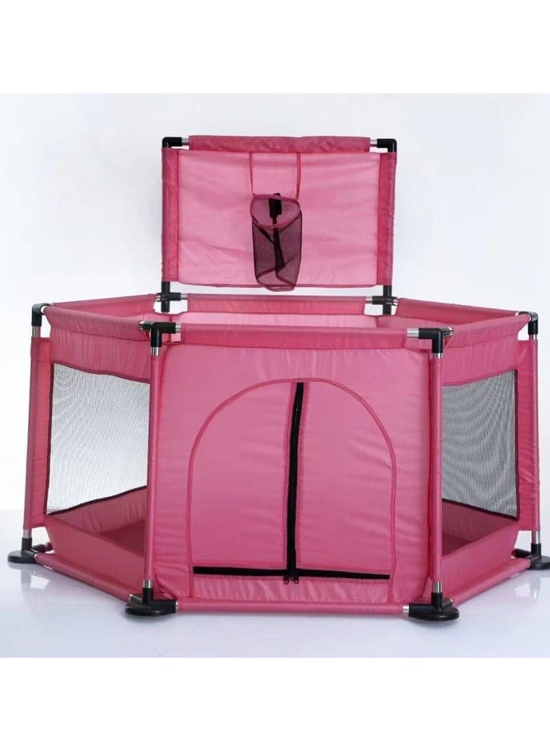 Children'S Game Fence, Infant Fence, Baby'S Home Fence, Crawling Fence, Indoor Protective Fence - Pink