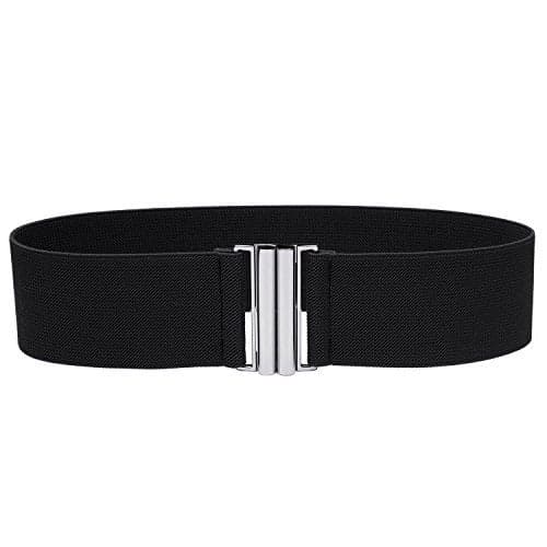 Syuer Womens Wide Elastic Waist Belt Cinch Belt Trimmer Stretch Waistband