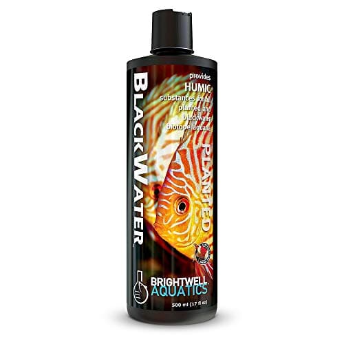 Brightwell Aquatics BlackWater Humic Fulvic Acid Supplement Simulates Natural Blackwater Conditions Supports Nutrient Uptake in Freshwater Planted Aquariums, 500 ml