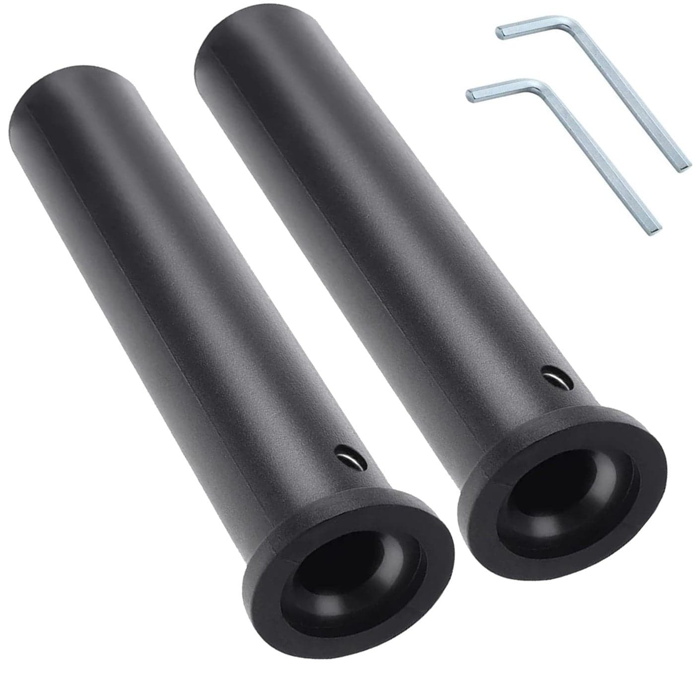 sailupxinyuan Olympic Adapter Sleeve 8 inchConverts 1 inch Standard Weight Plate Posts to 2 inch Olympic Weight Plate PostsHeavy Duty Nylon and Removable end Cap 2PCS