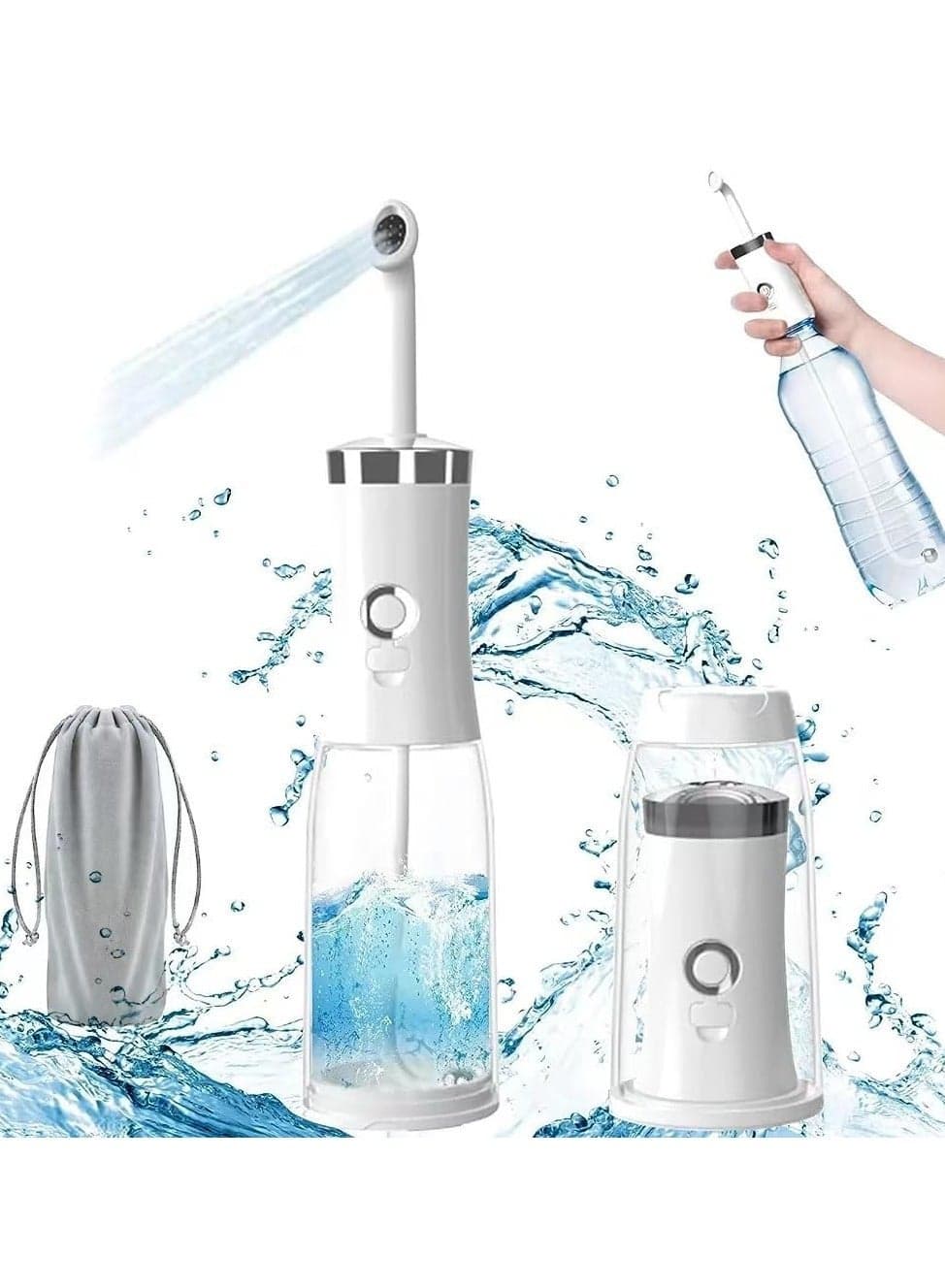 Portable Bidet for Travel, Electric Bidet Shattaf, Rechargeable Handheld Travel Bidet, 4 Level Pressure Toilet Bidet Sprayer with Travel Bag, for Women,Infants, Hemorrhoid Patients, the Elderly