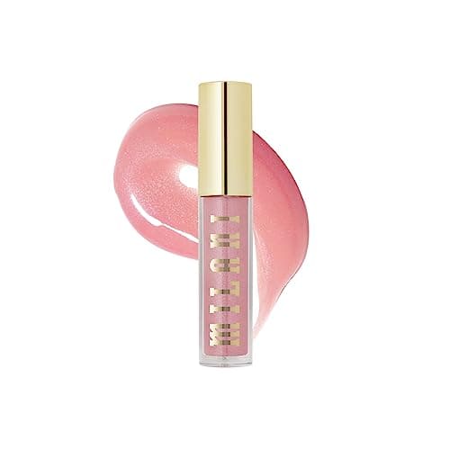 Milani Lip Gloss Keep It Full Nourishing Lip Plumper with Hyaluronic Acid Peptides for Soft FullerLooking Lips 013 Fl Oz Sparkling Pink