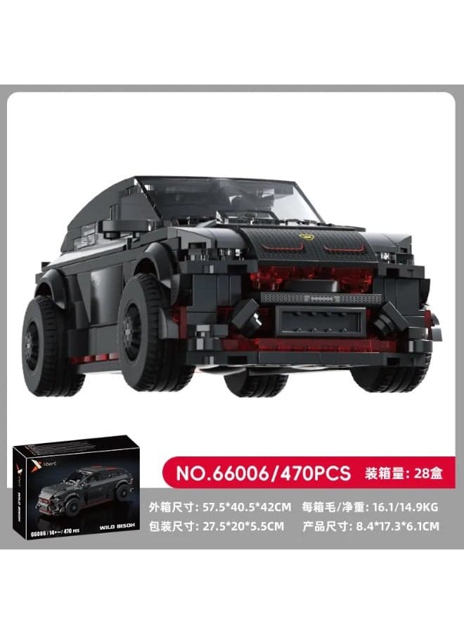 Lamborghini Urus Car Model Building Blocks Set, 470 Pieces, Plastic