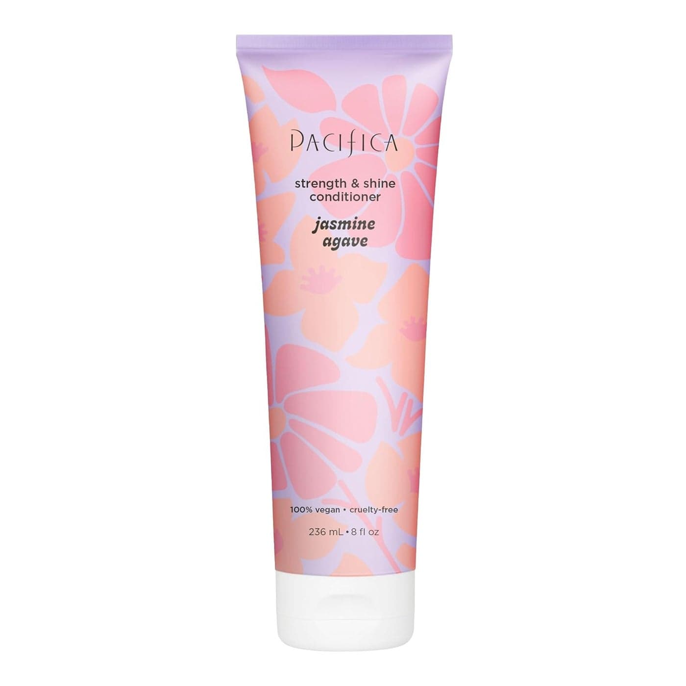 Pacifica Hair Conditioner Jasmine Agave Strength Shine Hair Repair for All Hair Types Moisturizes Hydrates Dry Brittle Hair Parabens Sulfates Free Clean Beauty Vegan Dermatologist Tested