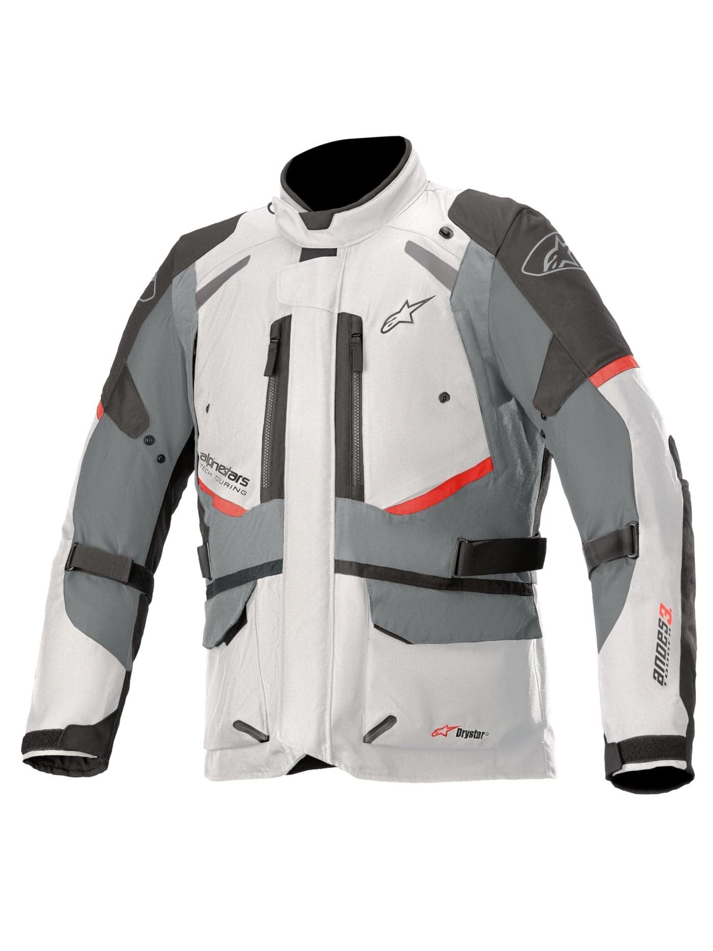 Alpinestars Grey/Black Sz L Alpinestars Andes V3 Drystar Textile Jacket