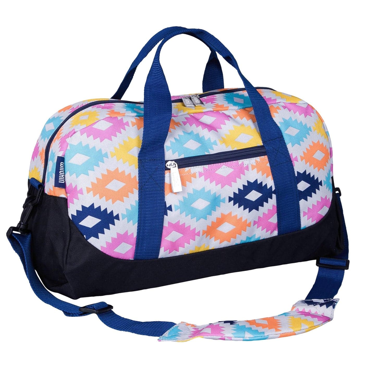 Wildkin Kids Overnighter Duffel Bag CarryOn Size Ideal for School Sleepovers Aztec