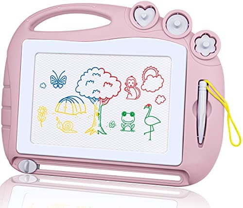 AiTuiTui Magnetic Drawing Board Toddler Toys for Girl Gifts Erasable Doodle Sketching Writing Pad Travel Games for Kids in Car Early Education Learning Skill Development Toys for Toddlers