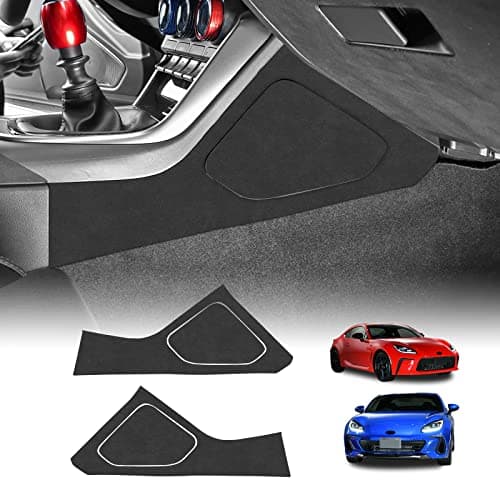 KUNGKIC for Toyota GR86 Subaru BRZ 2021 2022 2023 2024 2025 Center Console Side Panel Cover 9002 Color Italian Suede Sticker Protector Interior Accessories