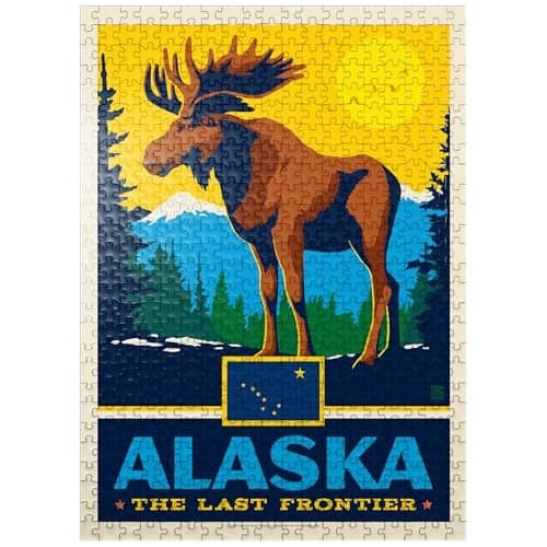 MyPuzzle Alaska The Last Frontier Premium 500 Piece Jigsaw Puzzle for Adults