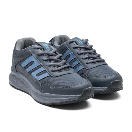 ASIAN Boss-32 Men s Gym Shoes | Stylish Sports Sneakers for Boys with Mesh Breathability | Shock-Absorbing Midsole & Strong Grip Sole for Running & Fitness(DGRYSLATE)-UK 10
