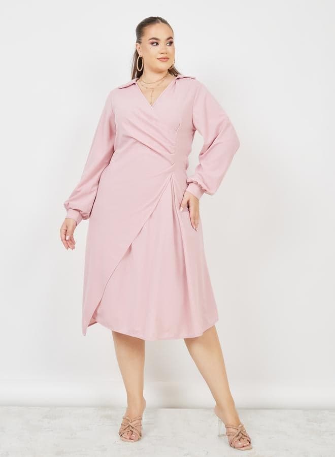 Blouson Sleeve Dress