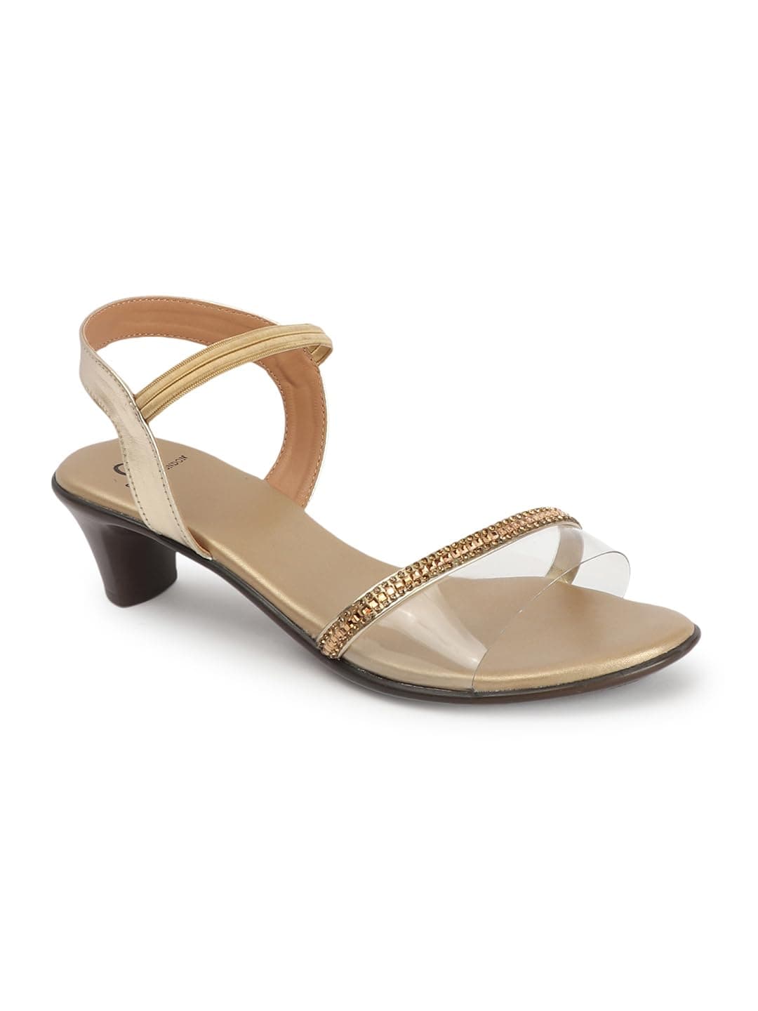 Carlton London Women Sandal,Gold,UK-5