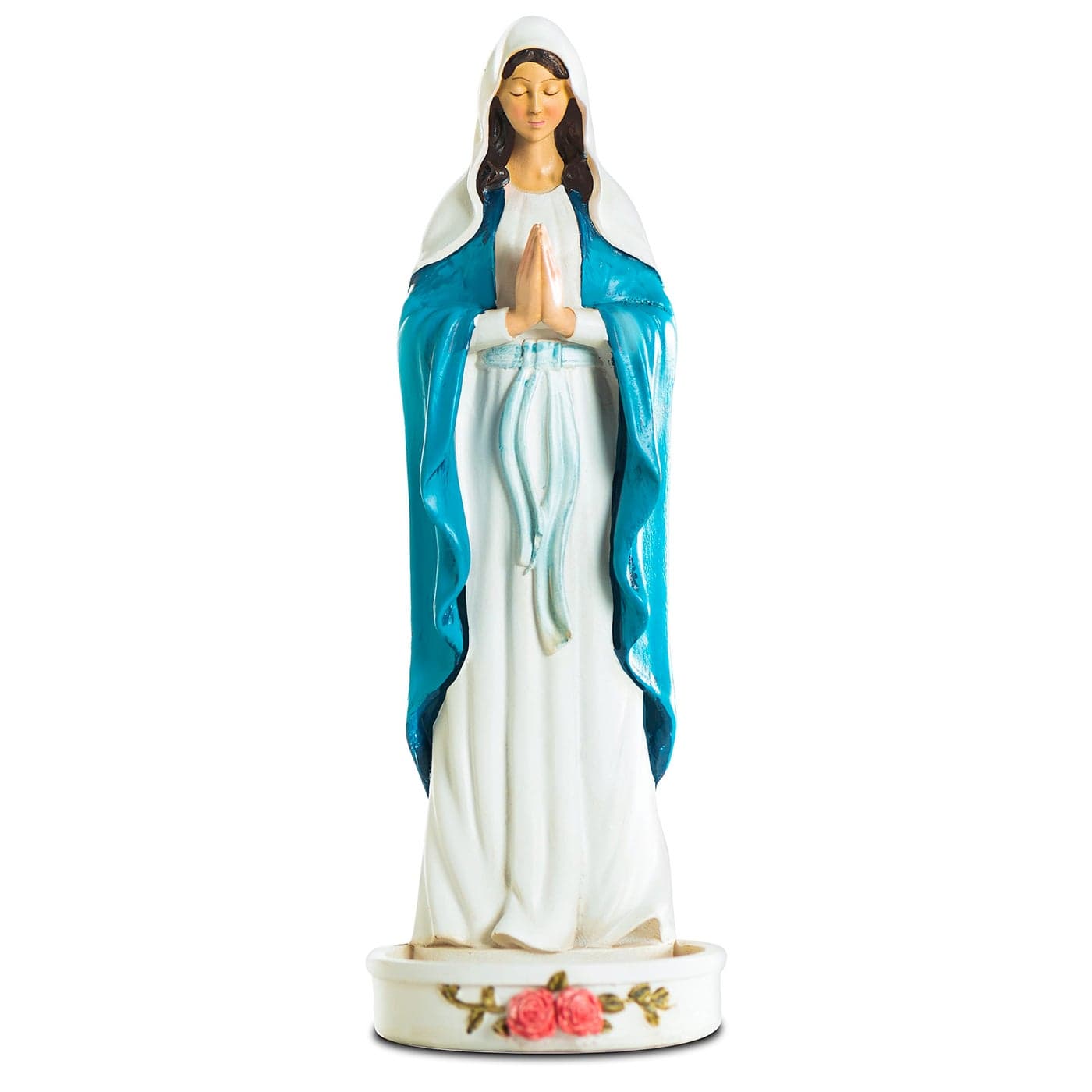 Virgin Mary Statue Madonna Blessed Mother Statue Catholic Rosary Holder Religious Catholic Gifts for Women