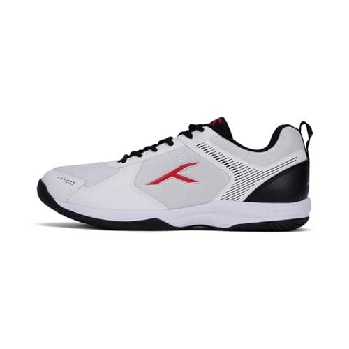 HUNDRED Court Star Non-Marking Professional Badminton Shoes for Mens | X-Cushion Protection | Suitable for Indoor Tennis/Squash/Table Tennis/Basketball & Padel
