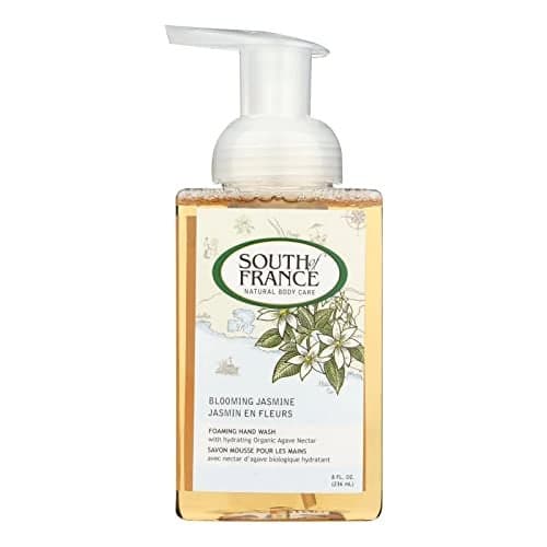 South Of France Foaming Hand Wash With Hydrating Organic Agave Nectar & Blooming Jasmine 8 Oz
