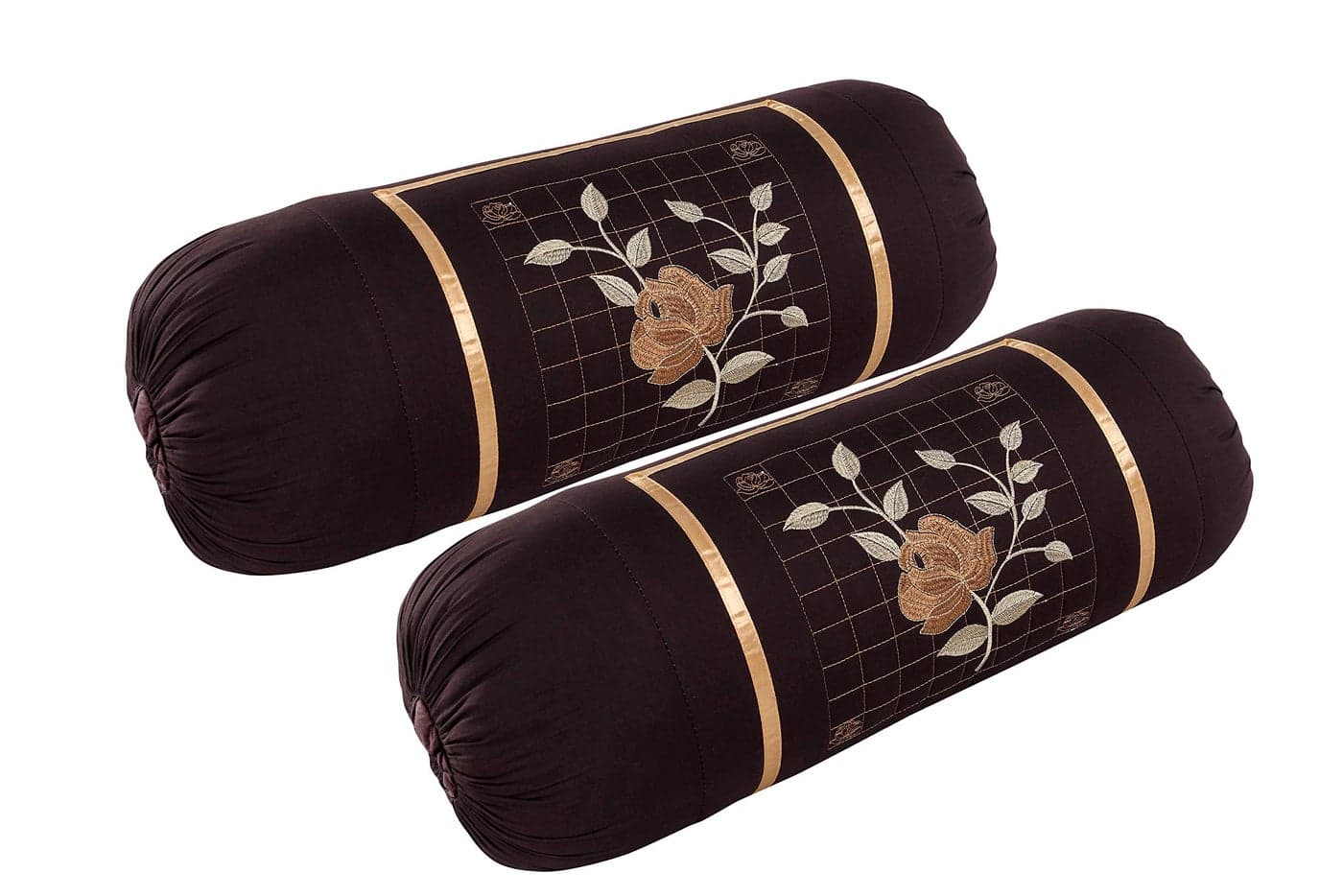 Rj Products Chenille 144 TC Bolster Cover (Brown, Standard)