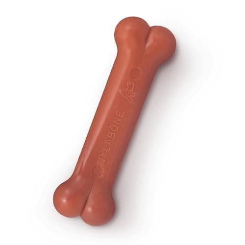 Nylabone Original Bone Power Chew Toy for Dogs Durable Tough Dog Toys for Aggressive Chewers Bacon Flavor Small Up to 25 lbs Up to 25 Ibs 1 Count