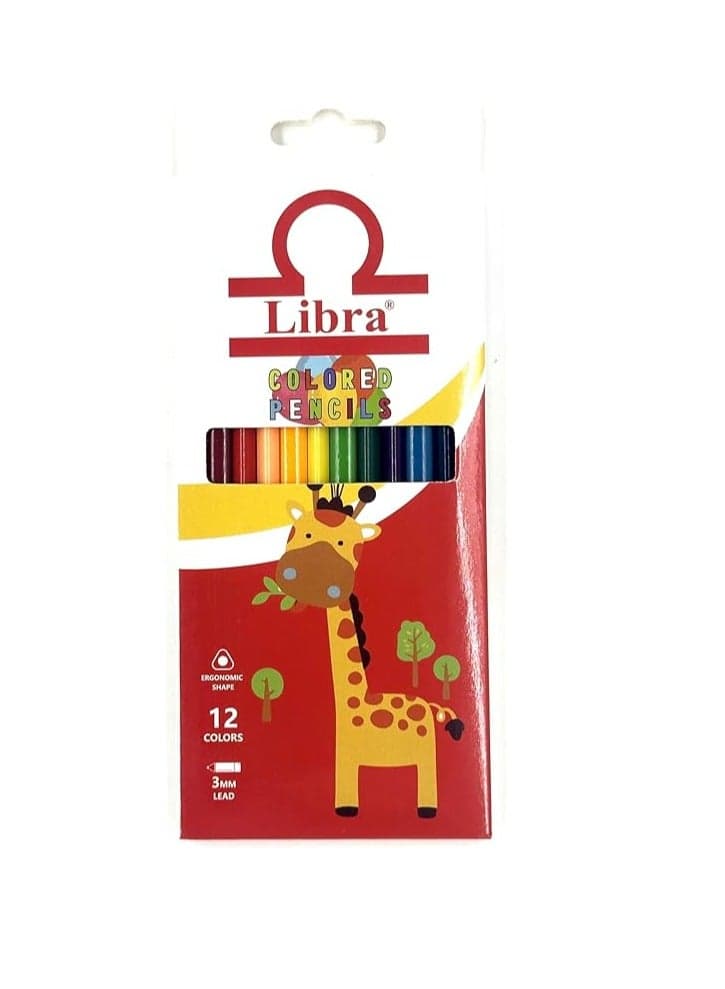 Coloured Pencils – 12-Pack, 0.30mm Fine Lead, Smooth & Easy Colouring