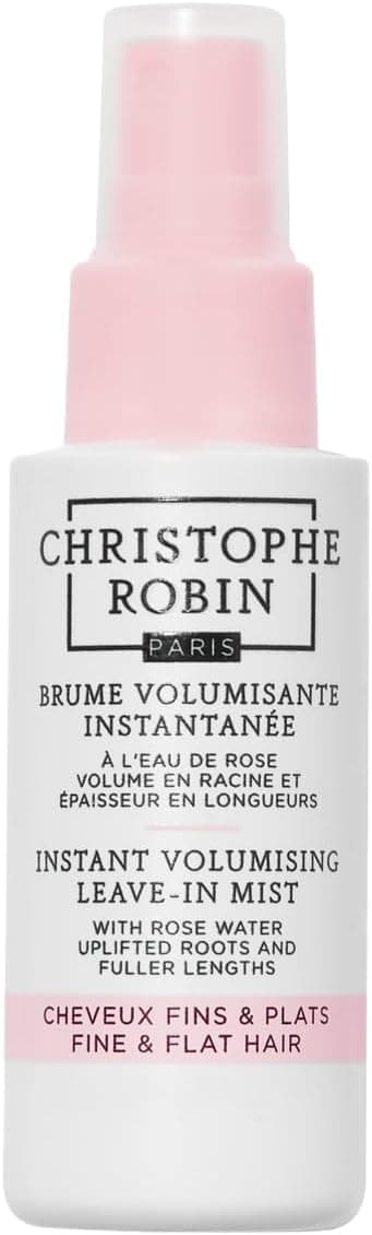 Christophe Robin Instant Volumising LeaveIn Mist with Rose Extract 50ml LeaveIn Spray for Root Lift Instant Volume Enriched with French Rose Baobab Extract Sea Minerals